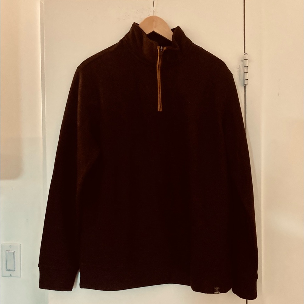NWT Jachs New York Rugged Fleece 1/4 Zip Brown size M